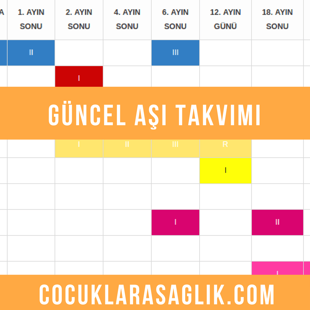 Asi Takvimi Bebek Ve Cocuklar Icin Guncel Bilgiler